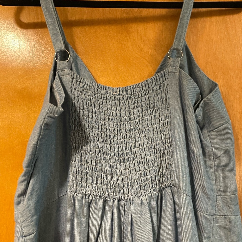 Splendid Tie-front Denim Jumpsuit - Picture 8 of 16